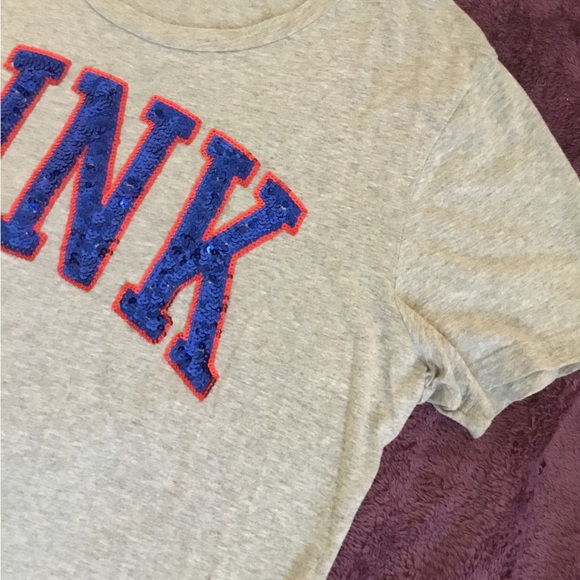 Pink By Victoria Secret Heather Grey Tee - Picture 11 of 15